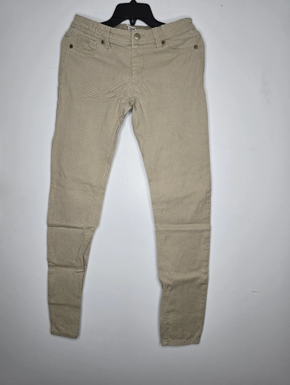 Tan Straight Leg Jeans